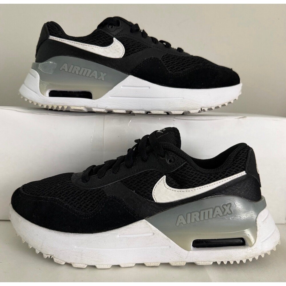 Nike Air Max Systm Black Wolf Grey Women’s Size 7